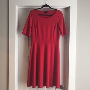 Red LANDS END dress